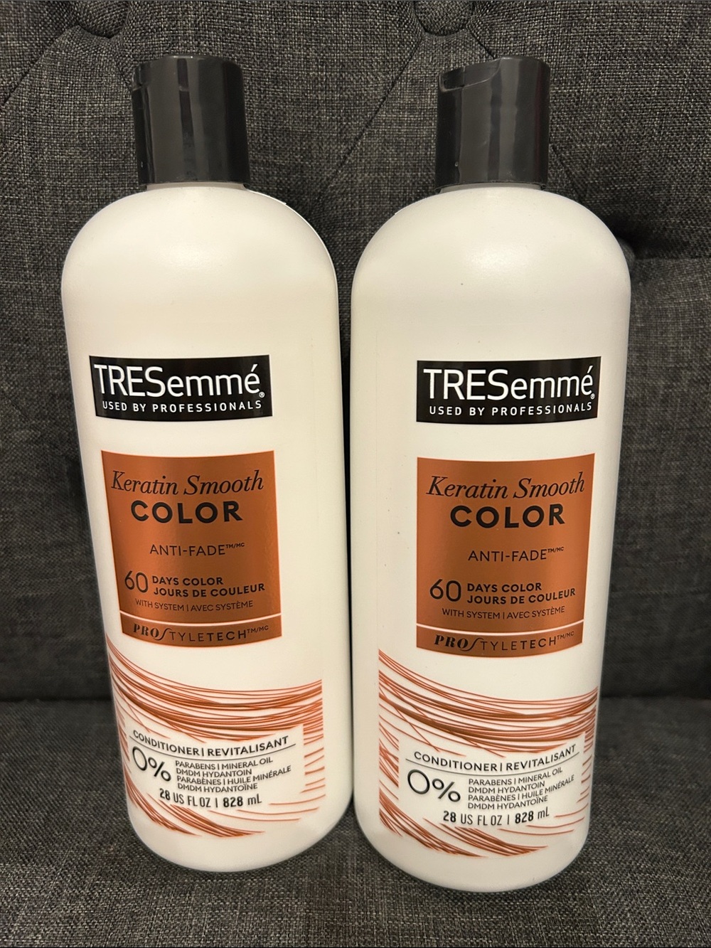 NEW 🆕 TRESemmé Keratin Smooth Color Conditioner (2-Pack) anti-fade 0% parabens